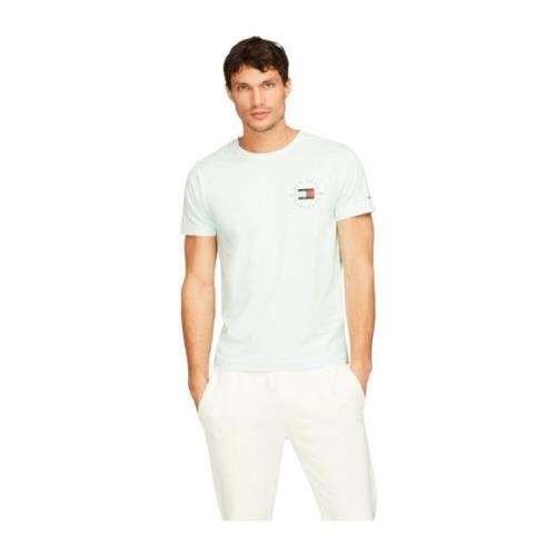 Korte Mouw T-shirt Tommy Hilfiger , Blue , Heren