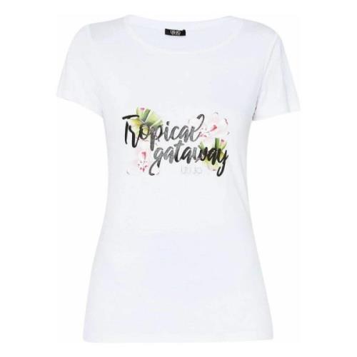 T-shirt St P M/C T-shirt Liu Jo , White , Dames