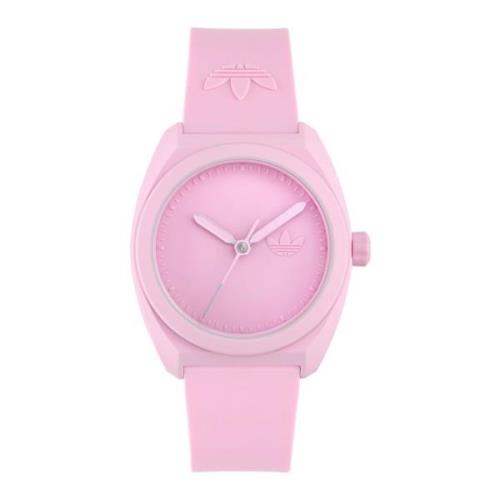 Retro Wave Two Roze Quartz Horloge Adidas , Pink , Unisex