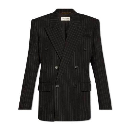 Wollen blazer Saint Laurent , Black , Dames