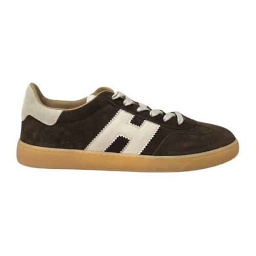 Cool Lace-Up Sneakers Hogan , Brown , Heren