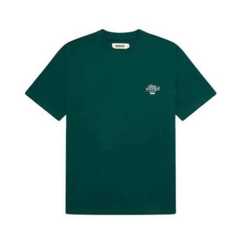 Ronde Hals Baine Eat Tee Woodbird , Green , Heren