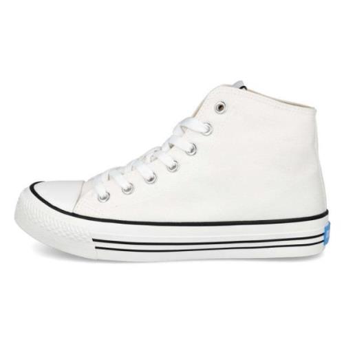 Canvas Shoes Mtng , White , Dames