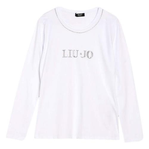 Lange mouwen T-shirt Liu Jo , White , Dames