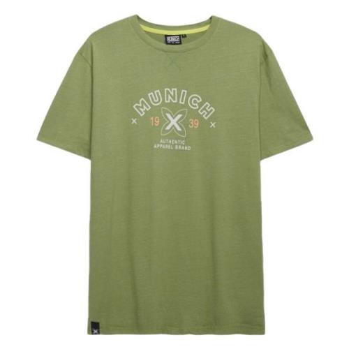 T-shirt Munich , Green , Heren