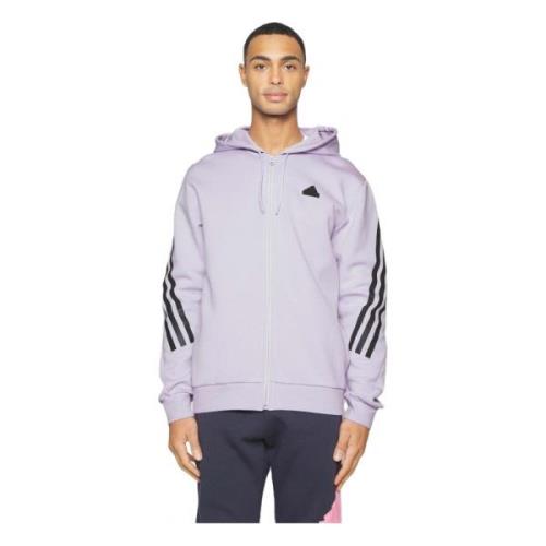 Future Icons 3 Stripes Hoodie Adidas , Purple , Heren