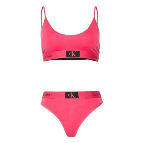 Unline Bra Set Bikini Calvin Klein , Pink , Dames