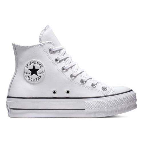 Chuck Taylor All Star Lift Leather Hi Sneakers Converse , White , Dame...