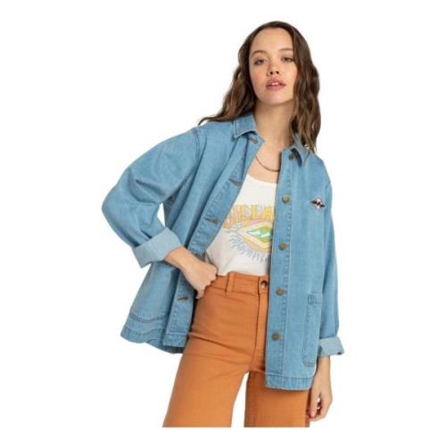 Endless Night Jacket Billabong , Blue , Dames