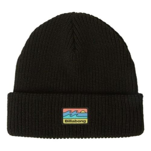 Walled Wool Cap Billabong , Black , Heren