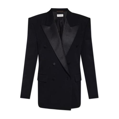 Wollen blazer Saint Laurent , Black , Dames