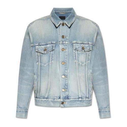 Oversized denim jack Saint Laurent , Blue , Dames