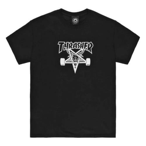 T-shirt Thrasher , Black , Heren