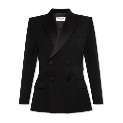 Wollen blazer Saint Laurent , Black , Dames