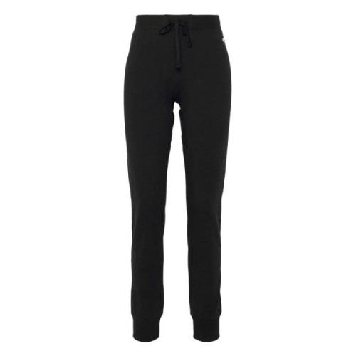 Ribboord Broek Lange broek Champion , Black , Dames