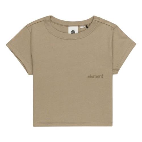 Yarnhill T-shirt Element , Brown , Dames