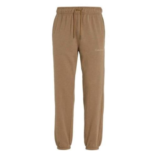 Comfortabele en stijlvolle gebreide broek Calvin Klein , Brown , Heren