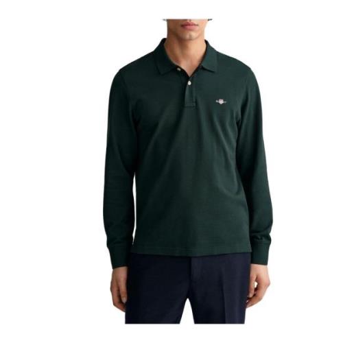 Klassieke Polo Shirt Gant , Green , Heren