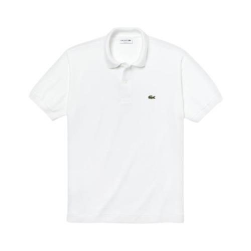 Witte Krokodil Polo Shirt Lacoste , White , Heren