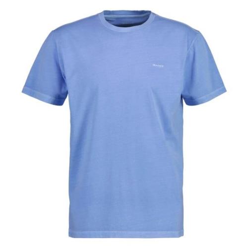 Sunfaded Ss T-Shirt Gant , Blue , Heren