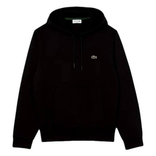 Hoodie Lacoste , Black , Heren