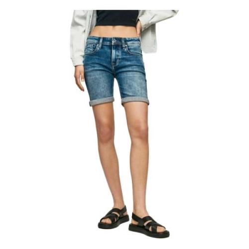 Denim Shorts Pepe Jeans , Blue , Dames