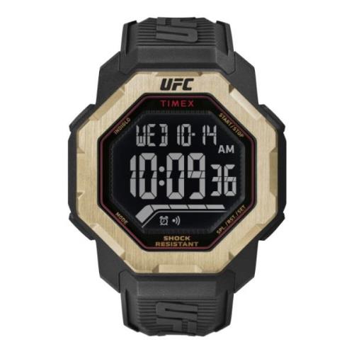 UFC Knockout Digitaal Horloge Timex , Black , Heren