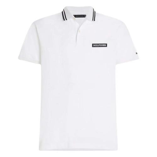 Monotype Tipped Collar Short Sleeve Polo Tommy Hilfiger , White , Here...