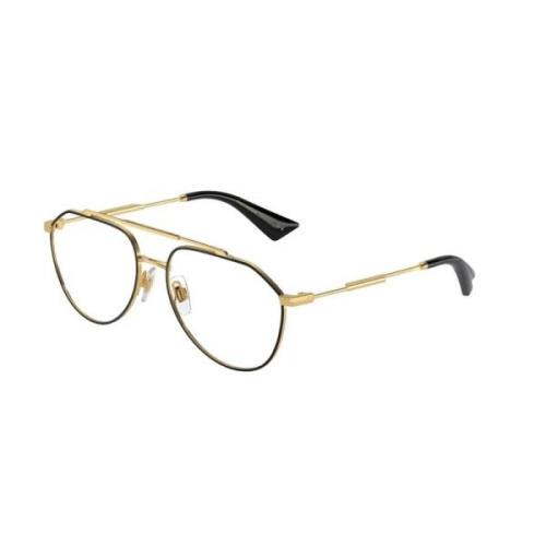 Gouden Montuur Zonnebril Dg1353 1311 Dolce & Gabbana , Yellow , Unisex