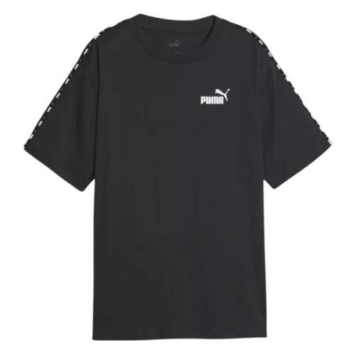 Ess Tape Tee T-shirt Puma , Black , Dames