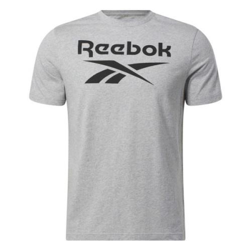 Ri Big Stacked T-shirt Reebok , Gray , Heren