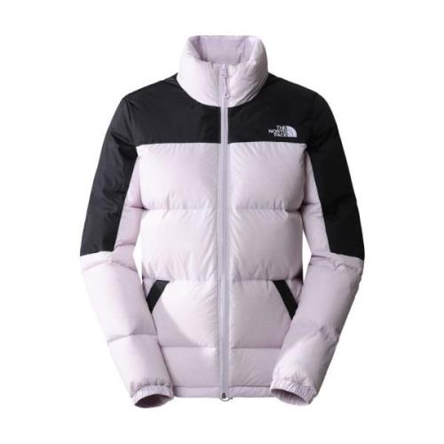 Down Jackets The North Face , Purple , Dames