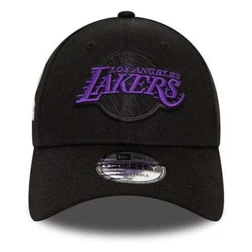 NBA L.A Lakers Side Patch 9Forty Cap New Era , Black , Unisex