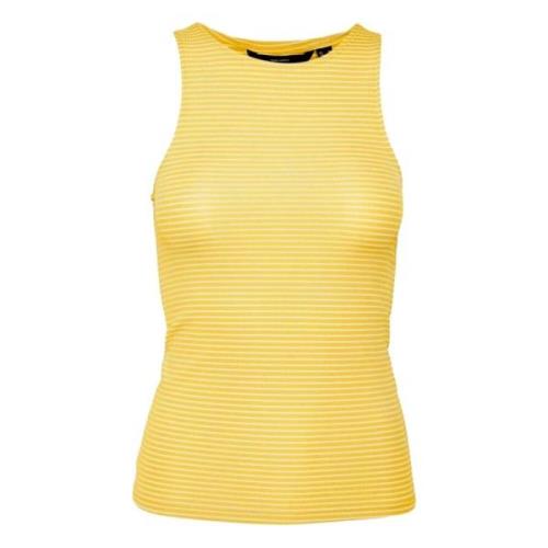 Tank Top Vero Moda , Yellow , Dames