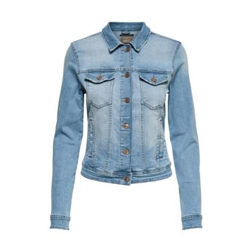 Dames jeansjas Only Tia life Only , Blue , Dames