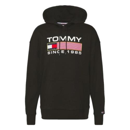 Hoodie Tommy Jeans , Black , Heren