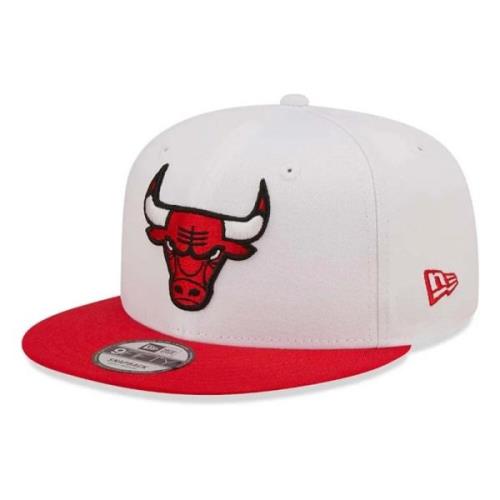 Chicago Bulls Cap New Era , White , Unisex