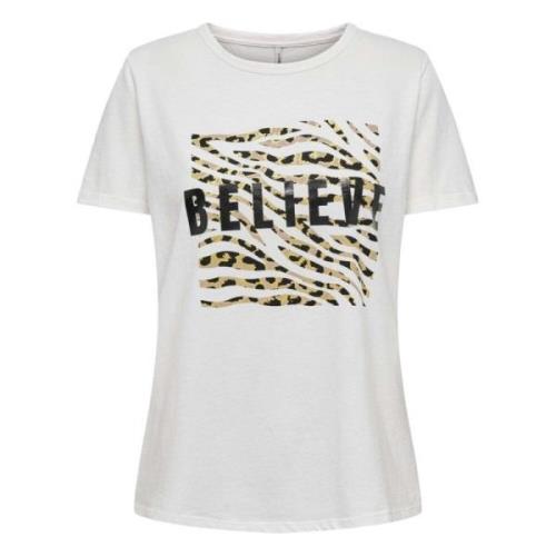 Elif T-shirt Only , White , Dames