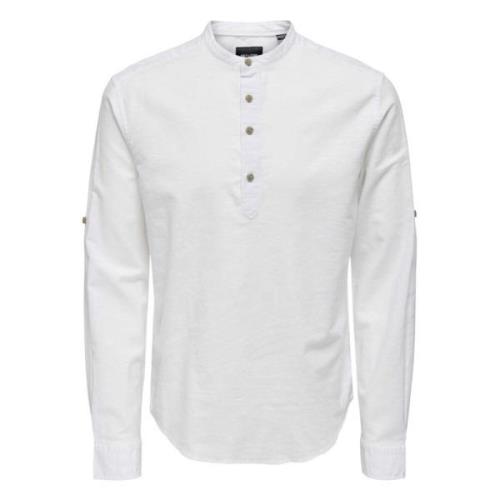 Overhemd Only & Sons , White , Heren