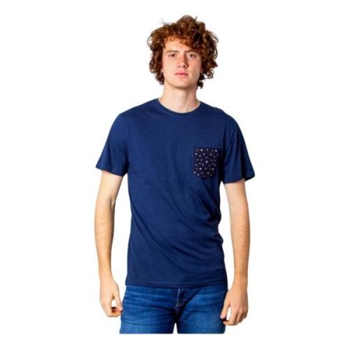 T-shirt Only & Sons , Blue , Heren