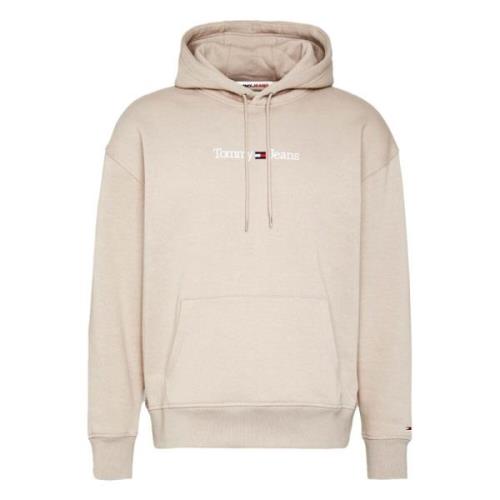 Hoodie Tommy Jeans , Beige , Heren