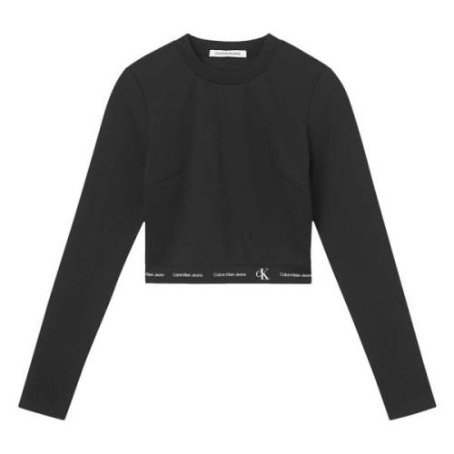 Milano Longsleeve T-shirt Calvin Klein Jeans , Black , Dames