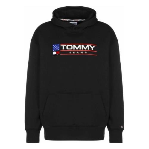 Hoodie Tommy Jeans , Black , Heren