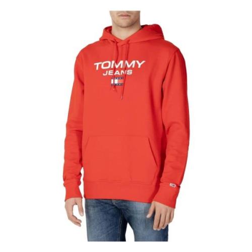 Regular Fit Hoodie Tommy Jeans , Red , Heren