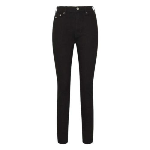 Lange broek Tommy Jeans , Black , Dames