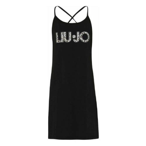 Stijlvolle Jersey Jurk Liu Jo , Black , Dames