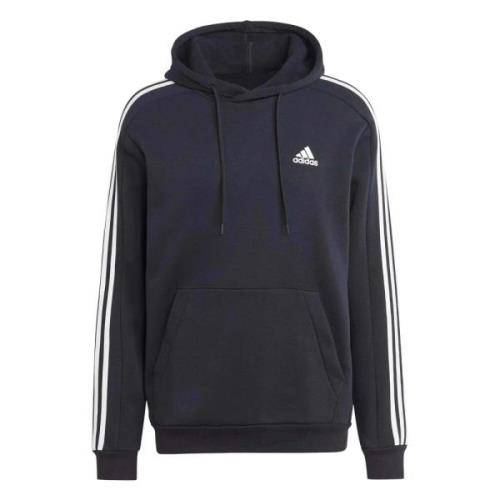 Essential Fleece 3 Bandas Hoodie Adidas , Black , Heren