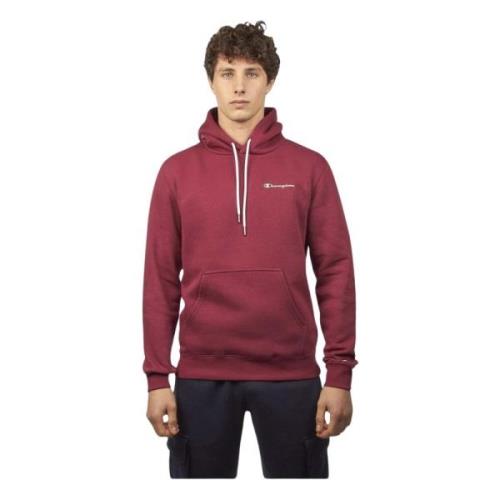 Hooded Sweatshirt Hoodie Champion , Red , Heren