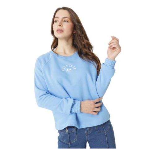 Relaxed Grafische Hoodie Tommy Hilfiger , Blue , Dames