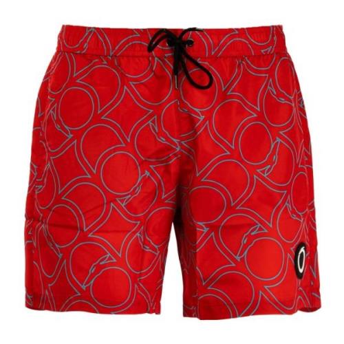 Rode Zomer Boxershorts Heren Trussardi , Red , Heren